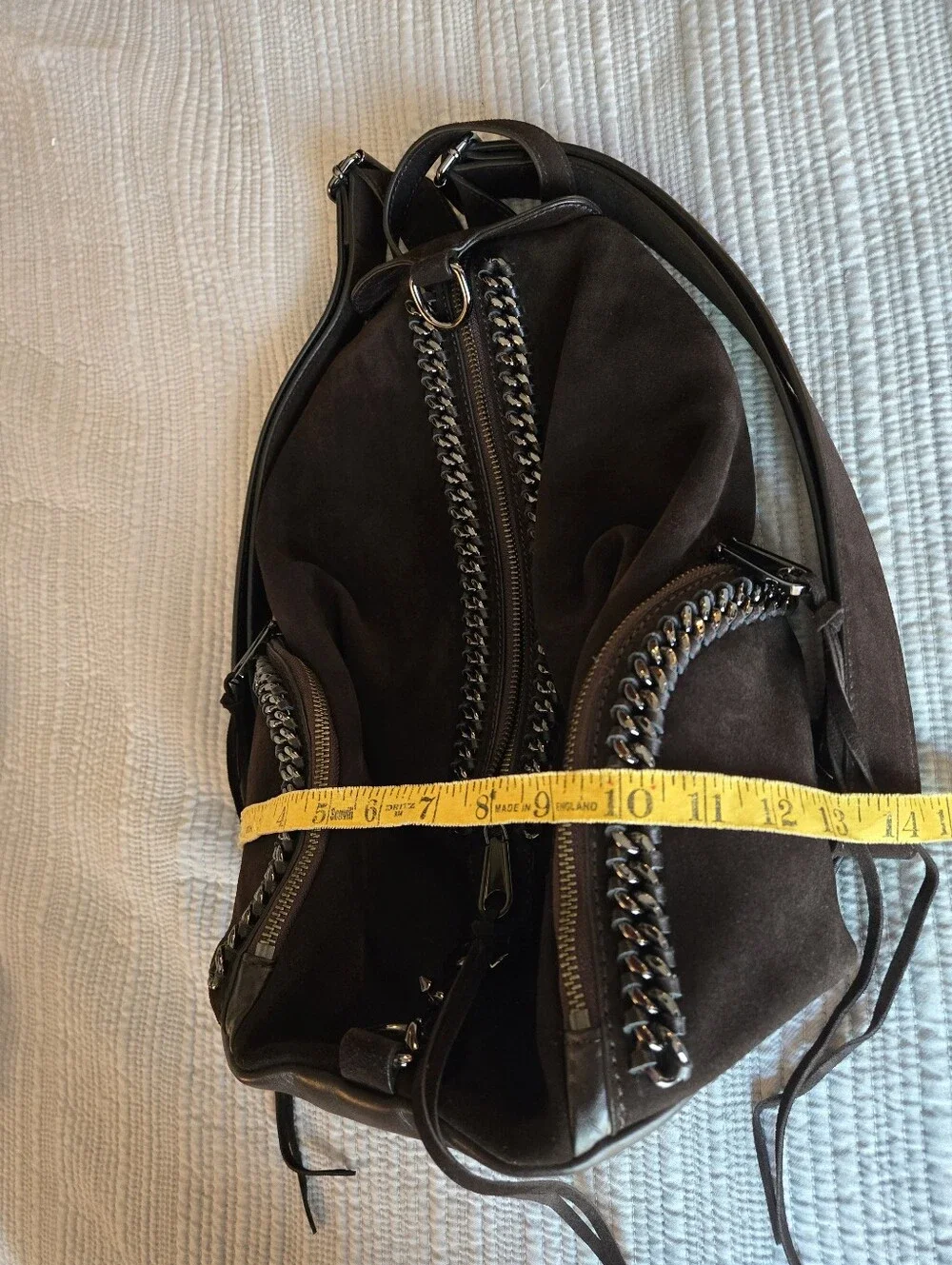 Rebecca Minkoff Brown Suede Backpack